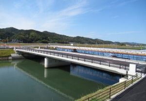 構造物部門実績：玄海田島福間線 川端橋(福岡県宗像市)