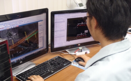 本社での新入社員研修の様子