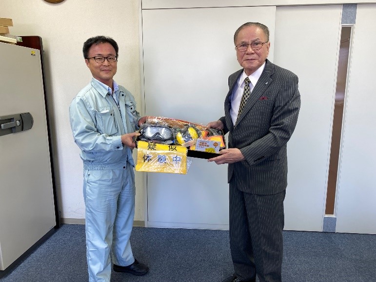 社会福祉協議会に物品寄贈いたしました