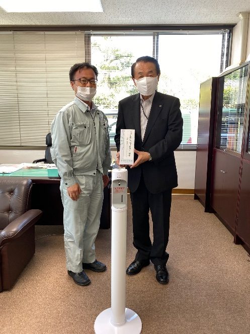 社会福祉協議会に物品寄贈いたしました